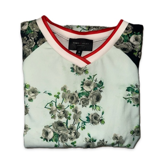 ROMEO & JULIET COUTURE FLORAL SPORTY DRESD SIZE SMALL - Picture 4 of 5